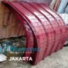 harga atap spandek lengkung Jakarta Warna Merah